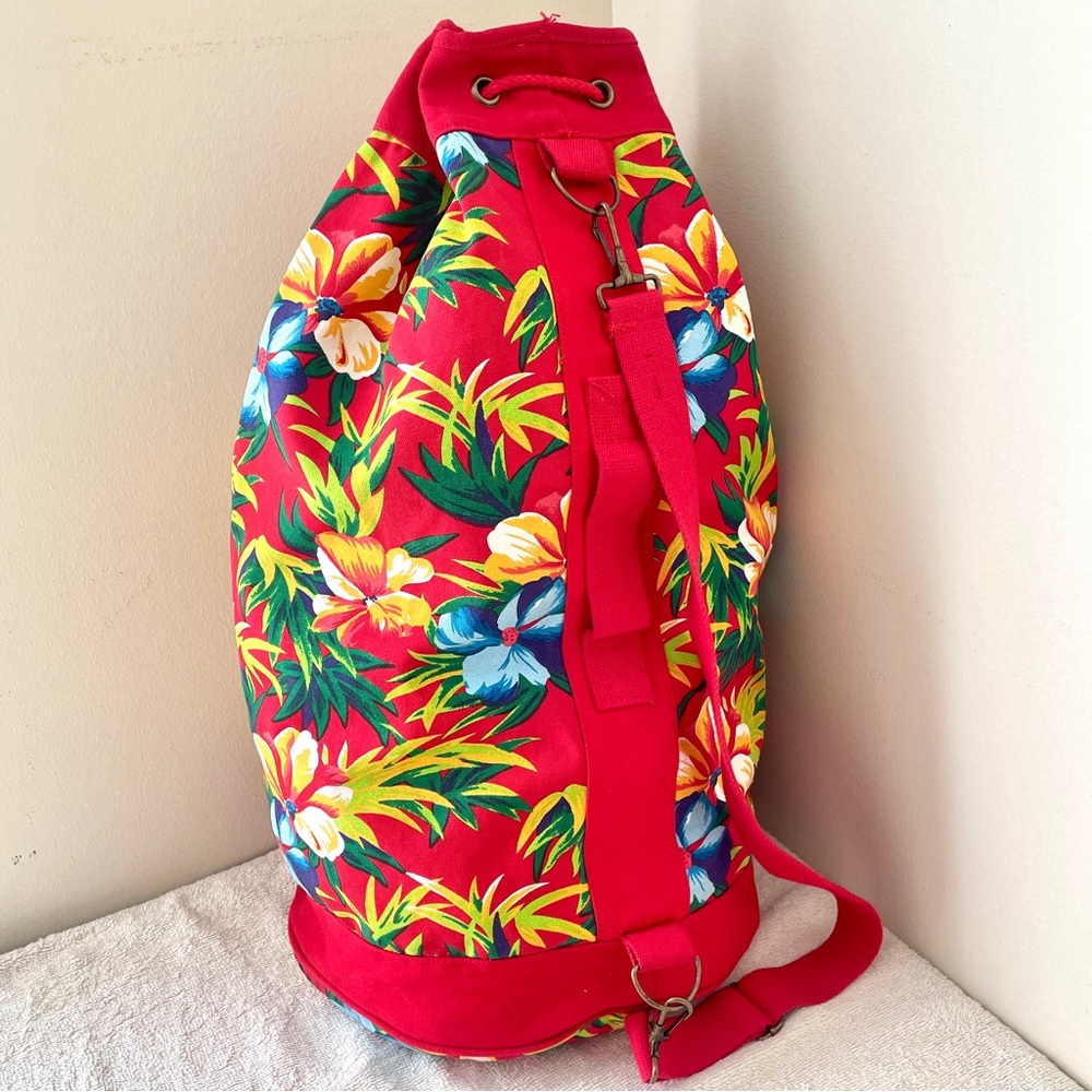 90s GAP Retro Floral Red Sling Bag